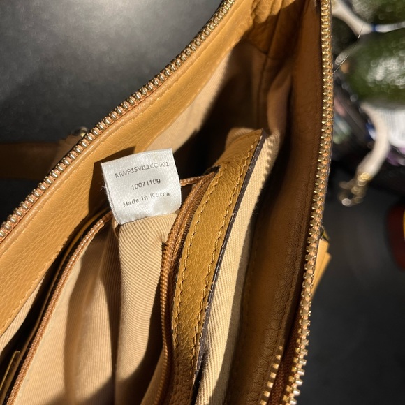 MCM Cognac Monogram Logo Bag - Picture 15 of 16